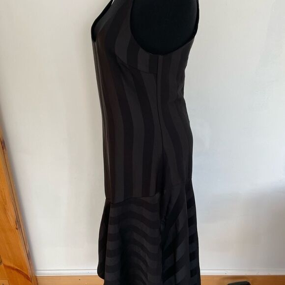New with tags Cooper St spaghetti strap tonal striped dress, flounce hem, size 4 - Picture 11 of 11
